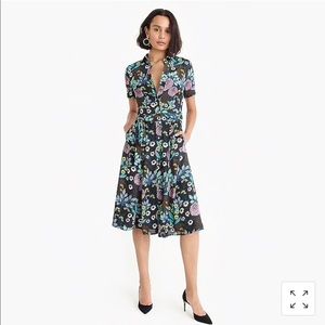 J.Crew x Abigail Borg Dress Floral Dress